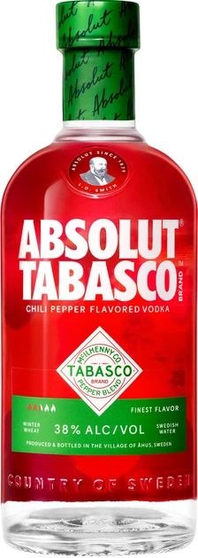 Горілка ароматизована Absolut Tabasco 38% 0.7 л